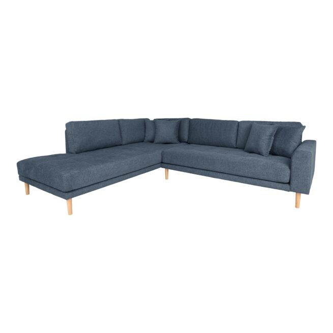 Lido Kampinė sofa atviru galu