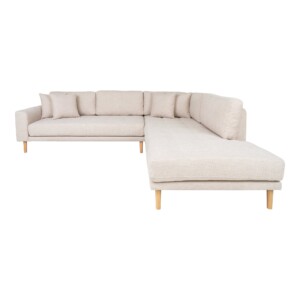 Lido Kampinė sofa atviru galu