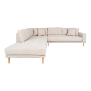 Lido Kampinė sofa atviru galu